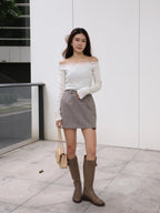Vintage Button Skirt