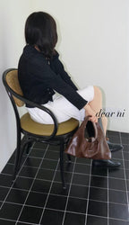 Big Dumpling Leather Bag