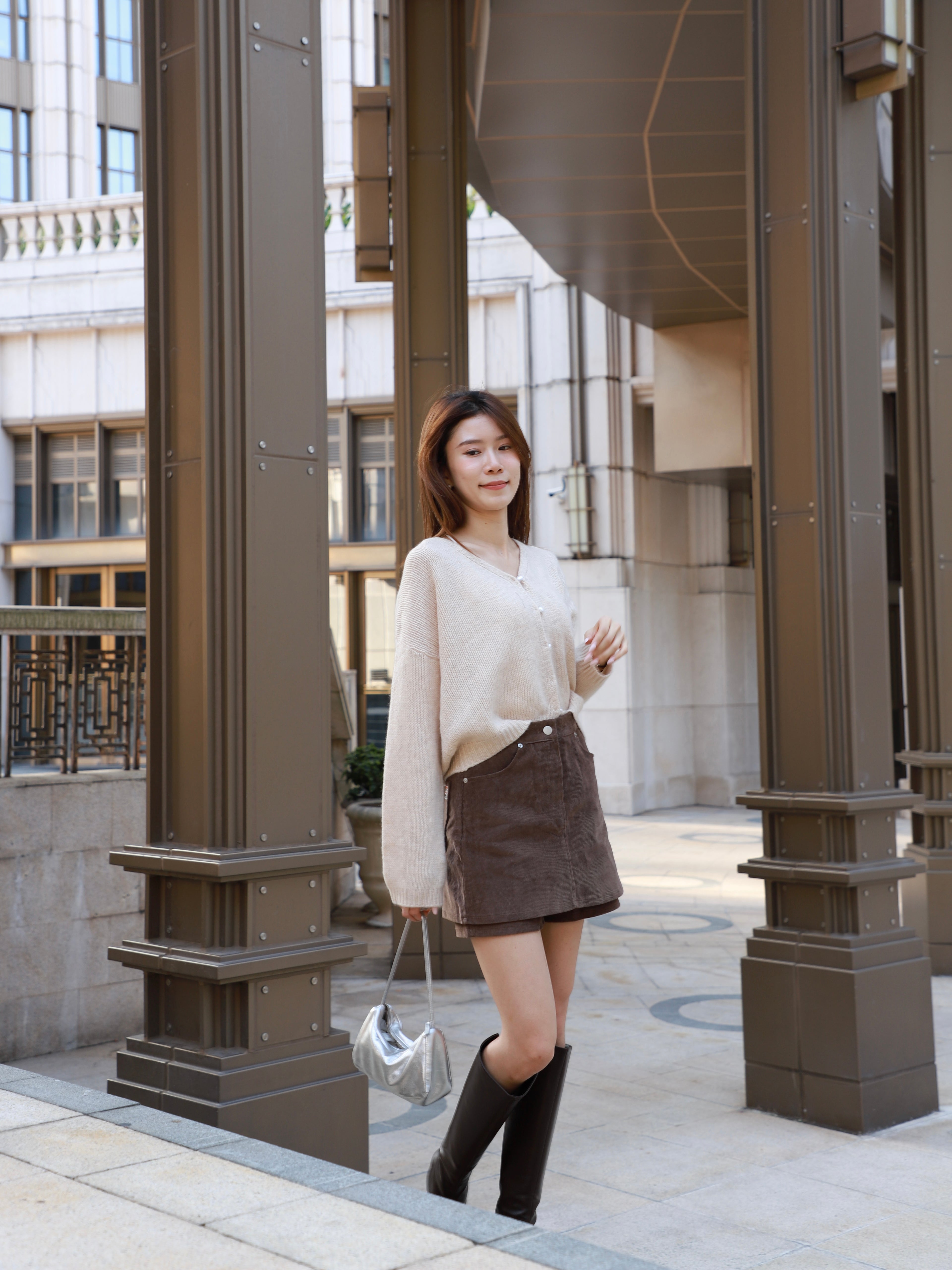 Velvet Skirt Shorts