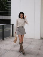 Star Attached Cashmere Cardigan