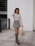 Star Attached Cashmere Cardigan
