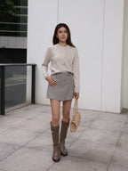 Star Attached Cashmere Cardigan