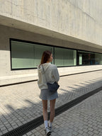 Wool Hoodie V neck Top