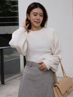 Cloudy Shorts & Cardigan Set