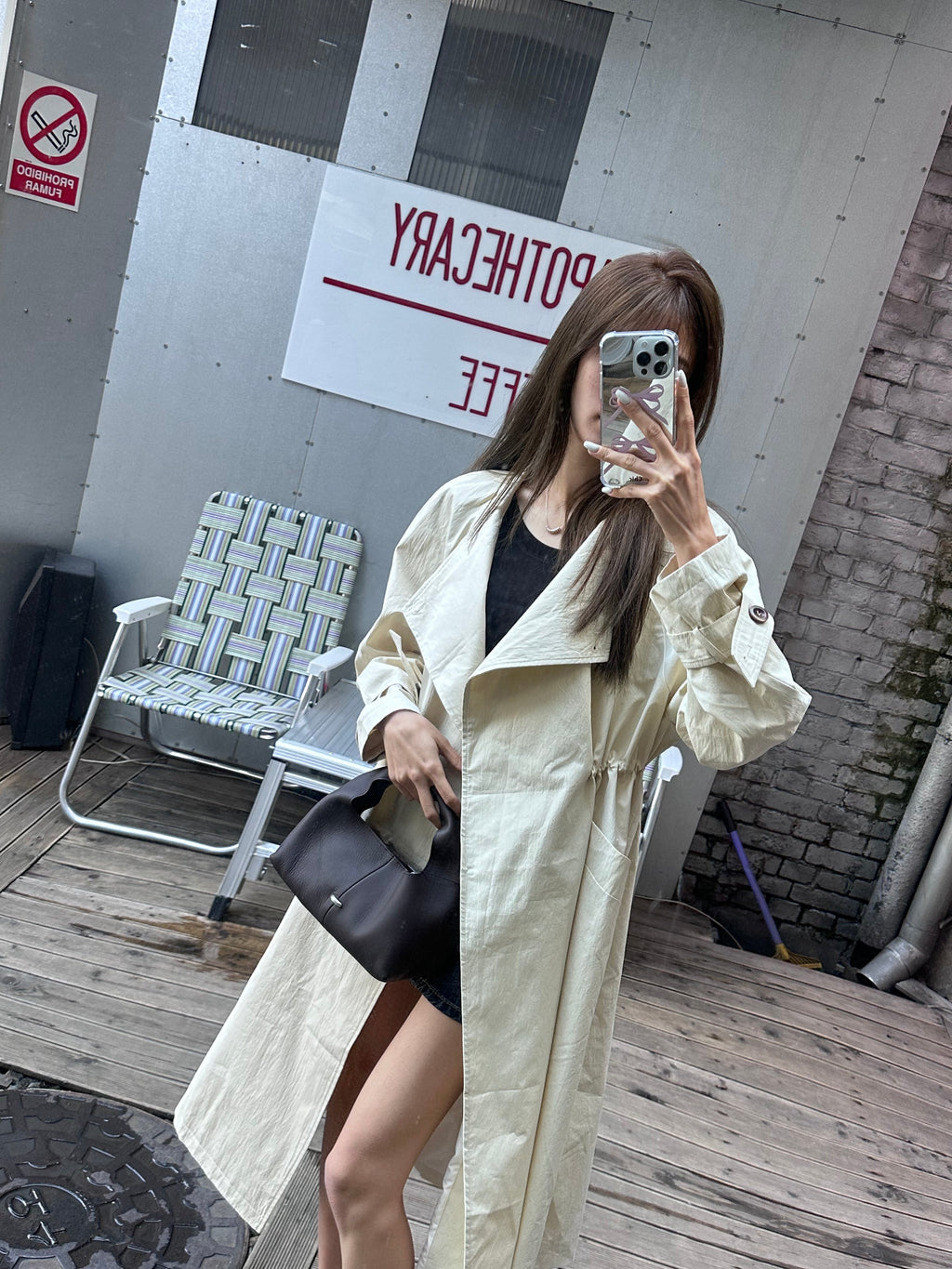 Basic Long Trench Coat