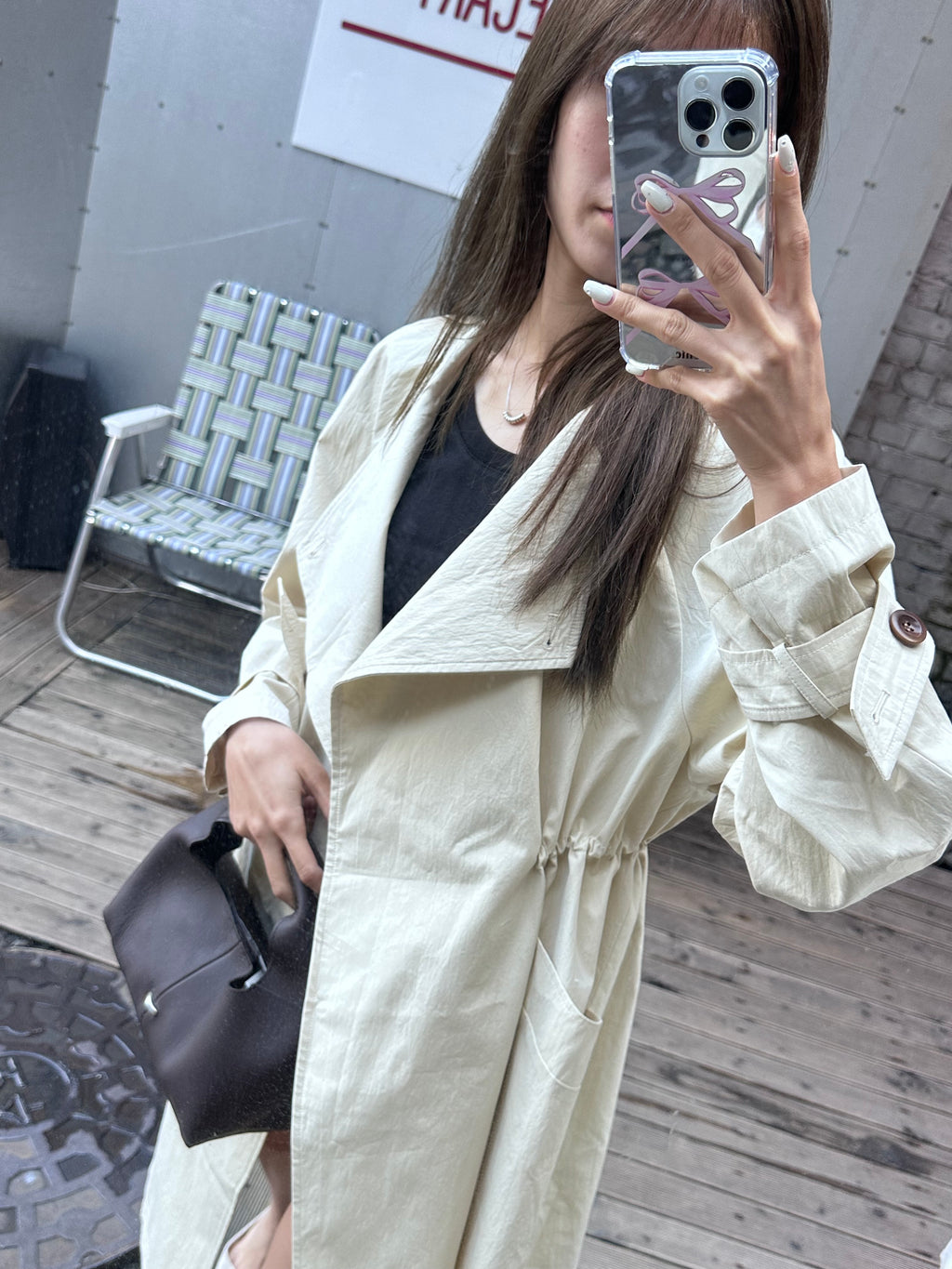 Basic Long Trench Coat