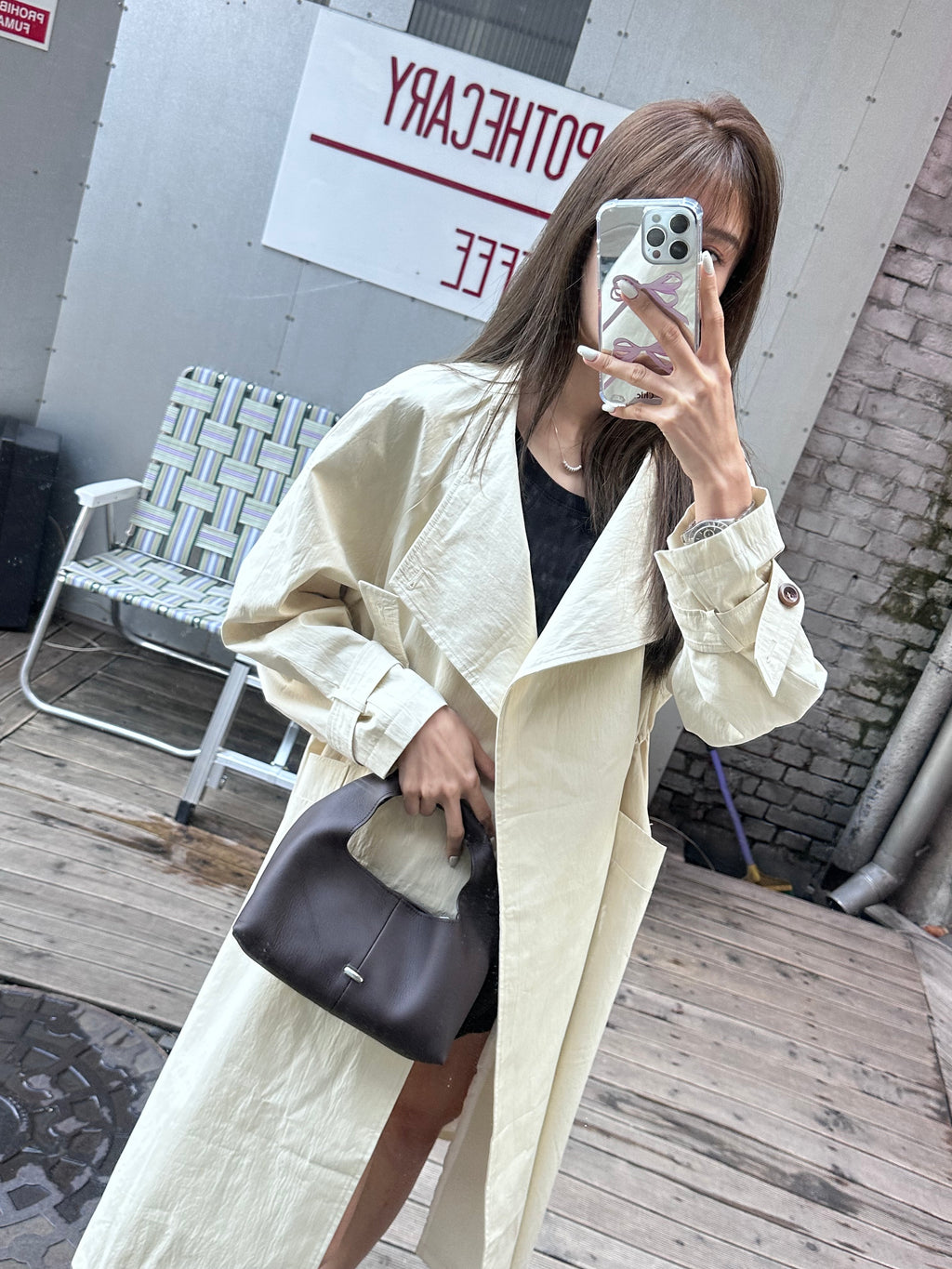 Basic Long Trench Coat