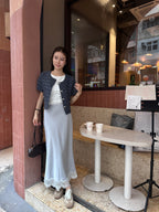 Lace Maxi Skirt with flexiblity