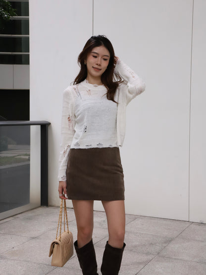 Basic Knitted Long Sleeves Top