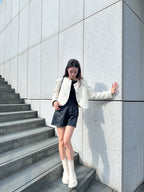 Special Button Tweed Jacket