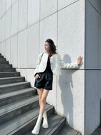 Special Button Tweed Jacket