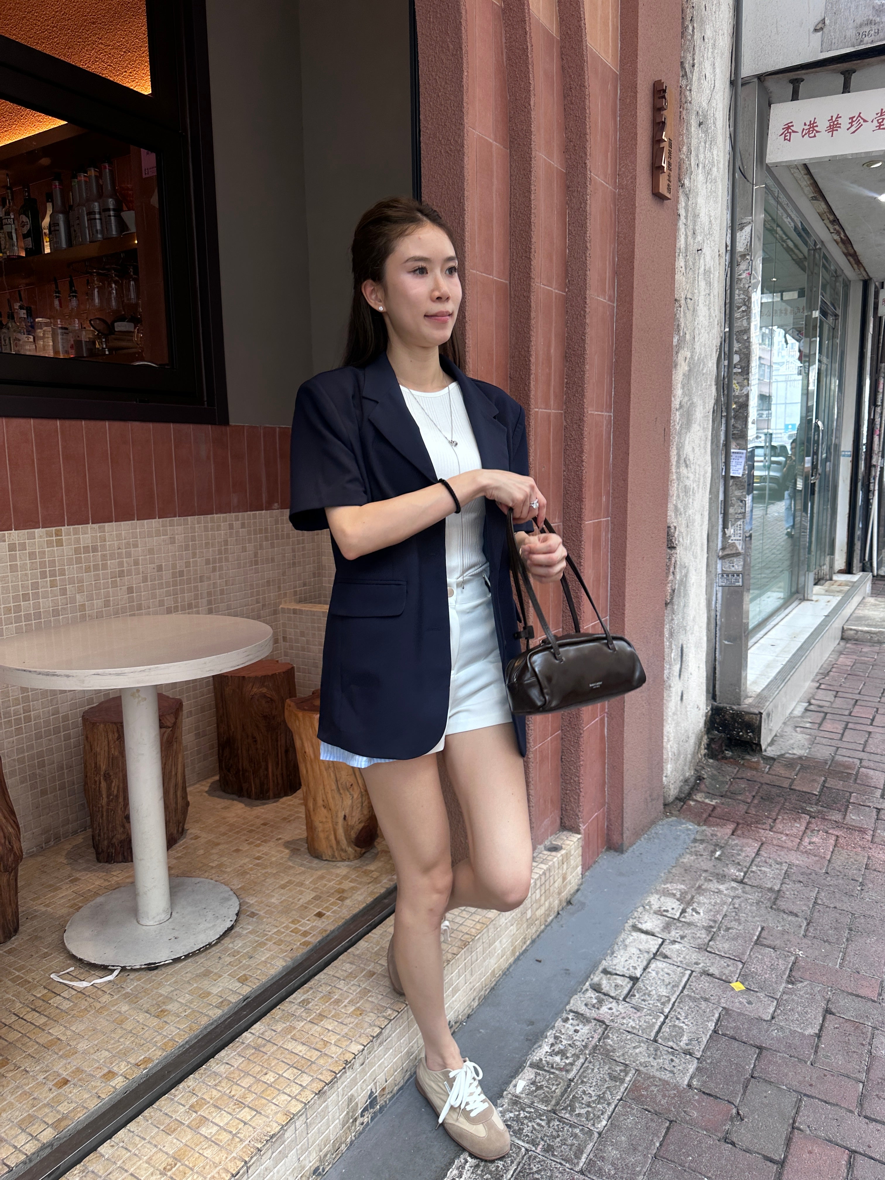 T Shirt Blazer with Shirt Mix