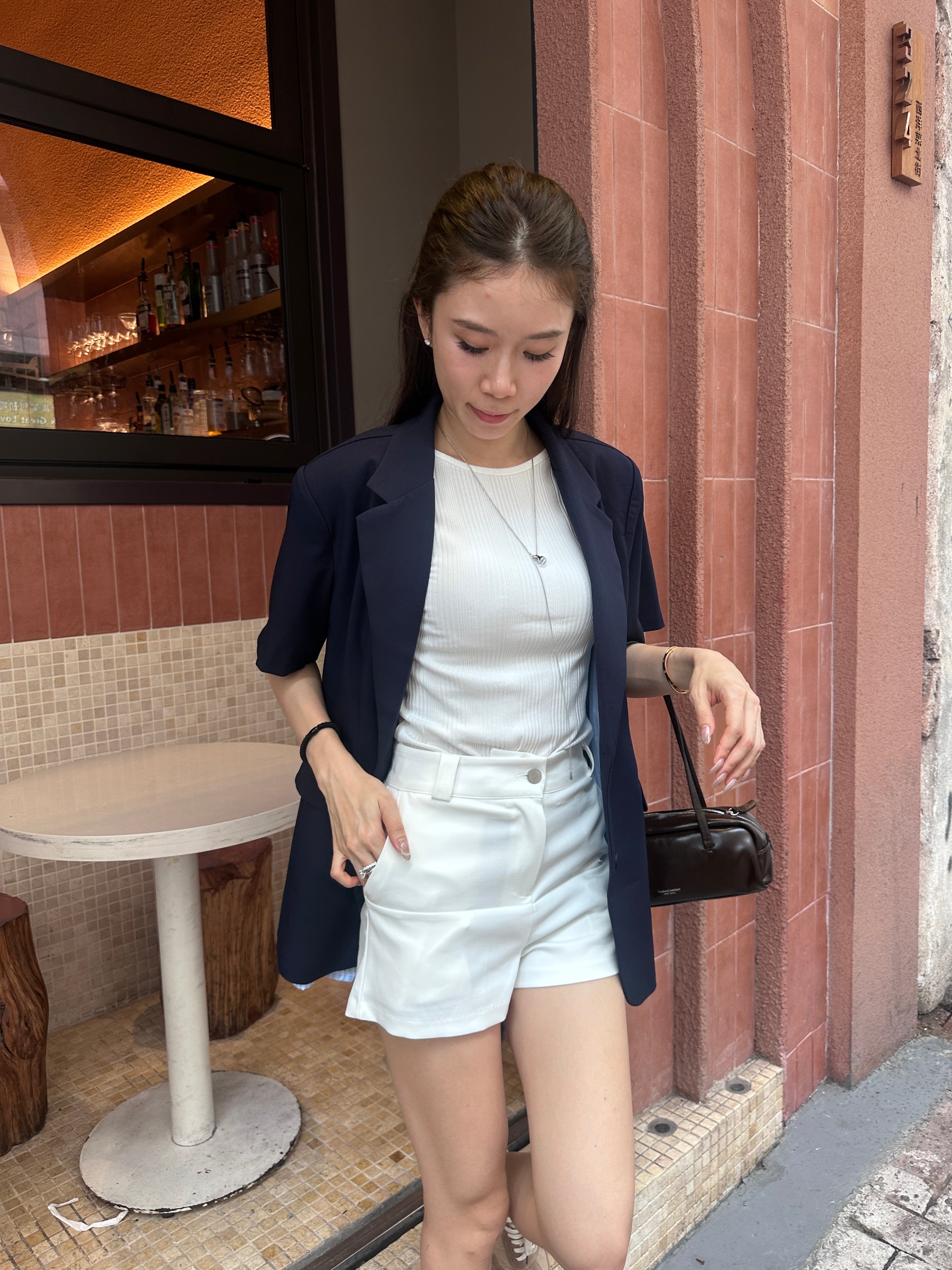 T Shirt Blazer with Shirt Mix