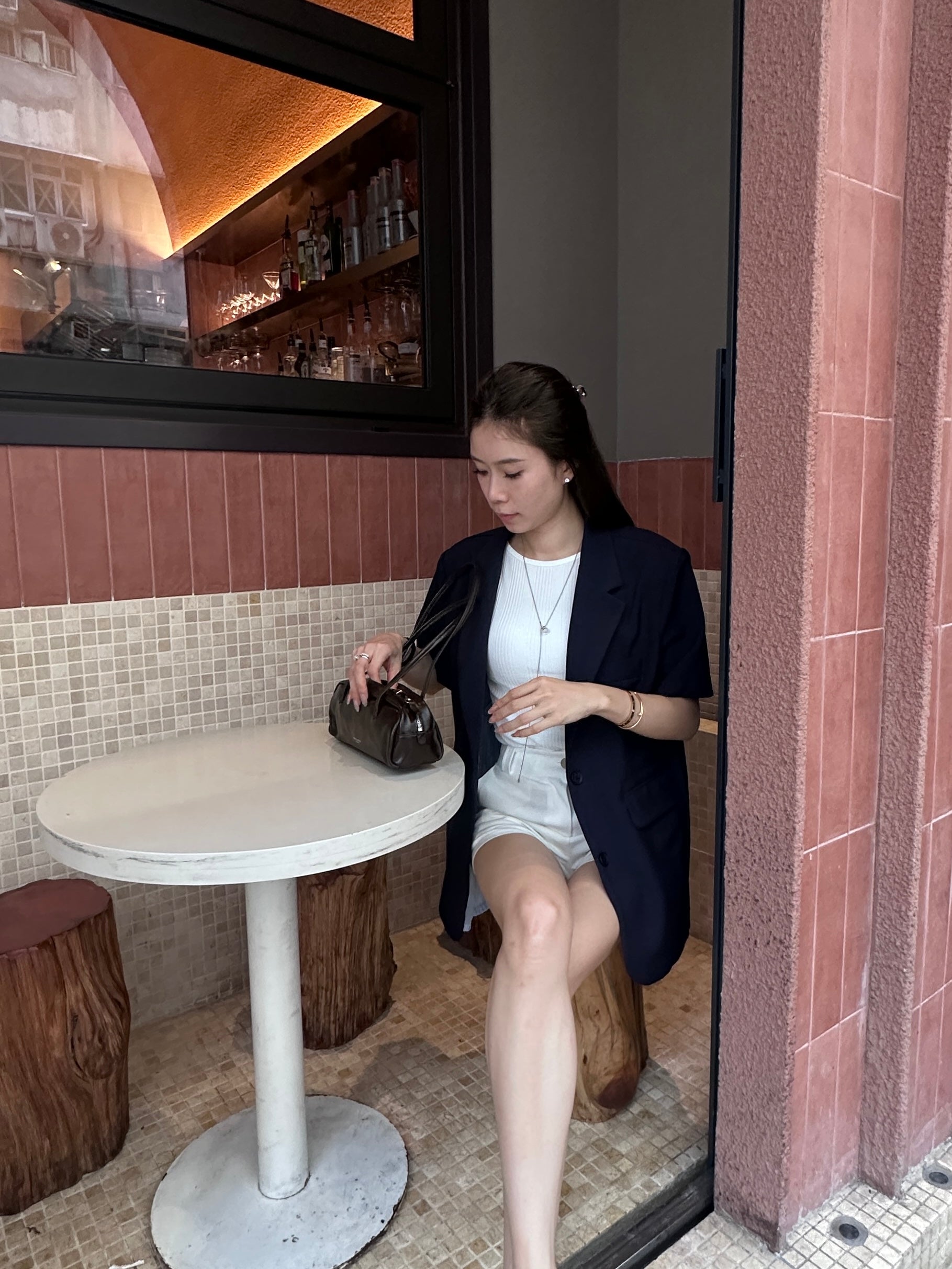 T Shirt Blazer with Shirt Mix
