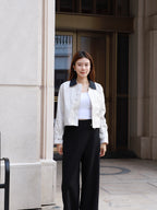 Mix Collar French Coat