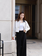 Mix Collar French Coat
