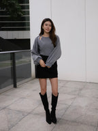 Cloudy Shorts & Cardigan Set