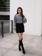 Cloudy Shorts & Cardigan Set