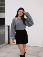Velvet Skirt Shorts