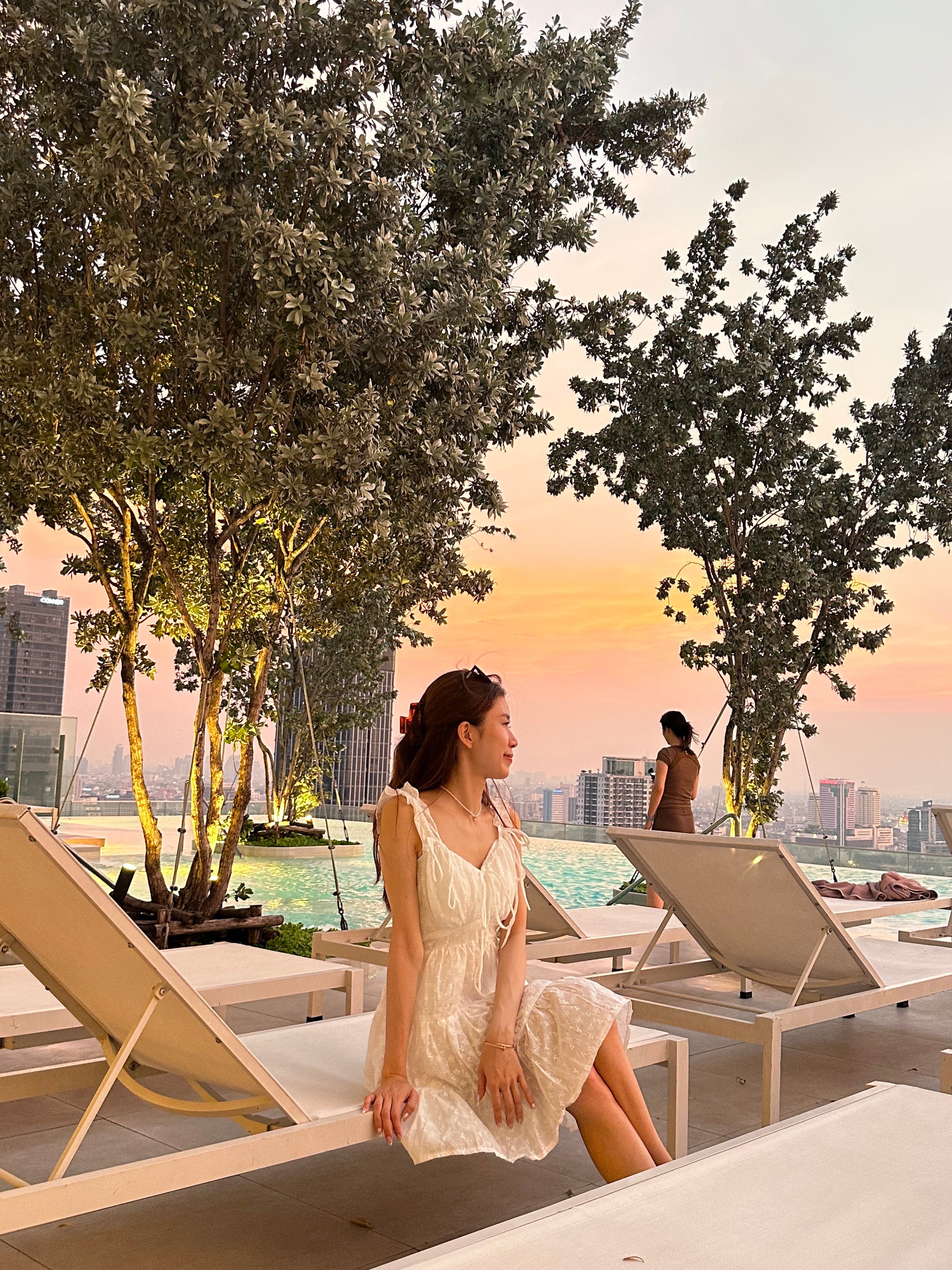 Thai Flower Mini Dress