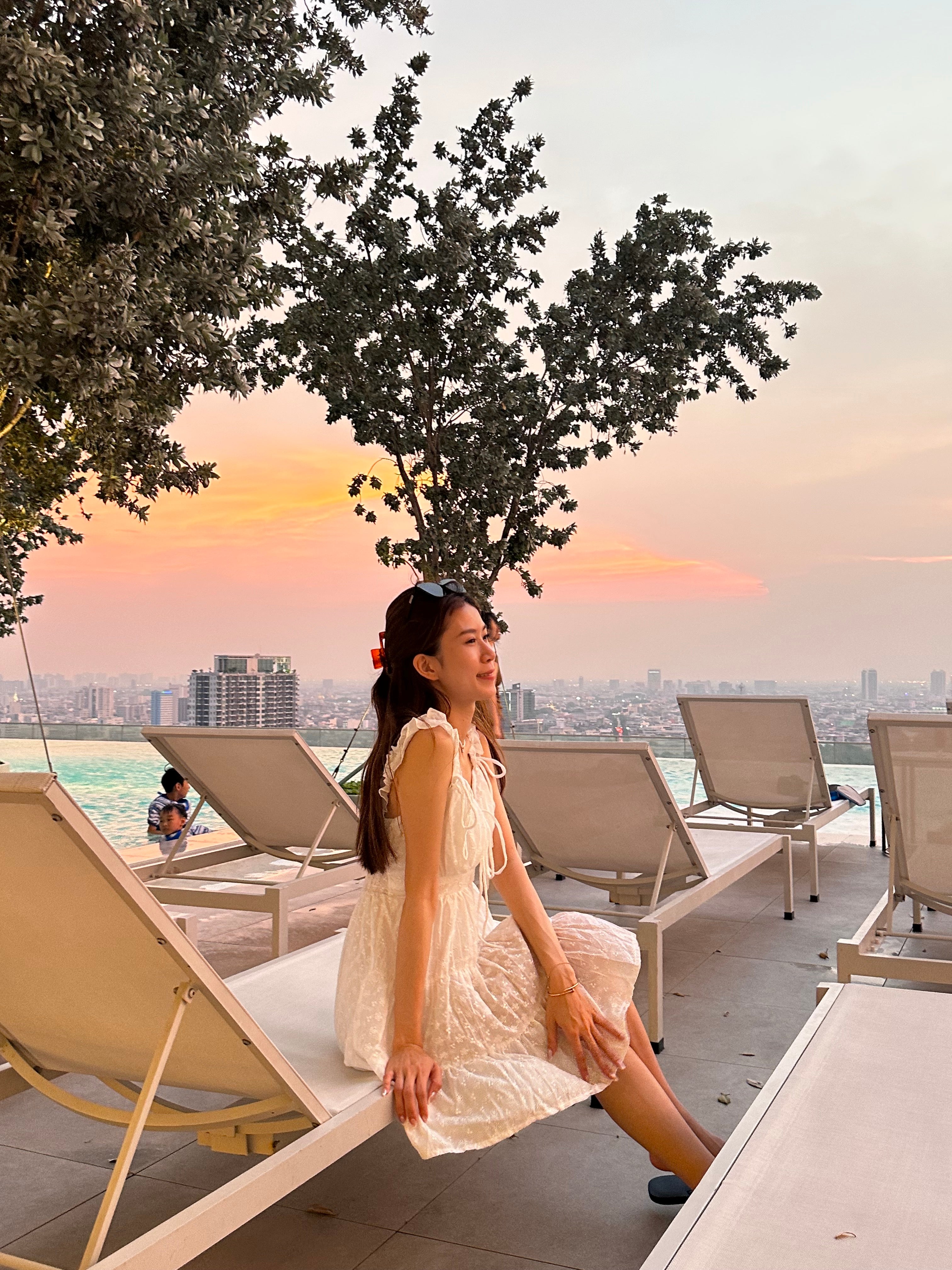 Thai Flower Mini Dress