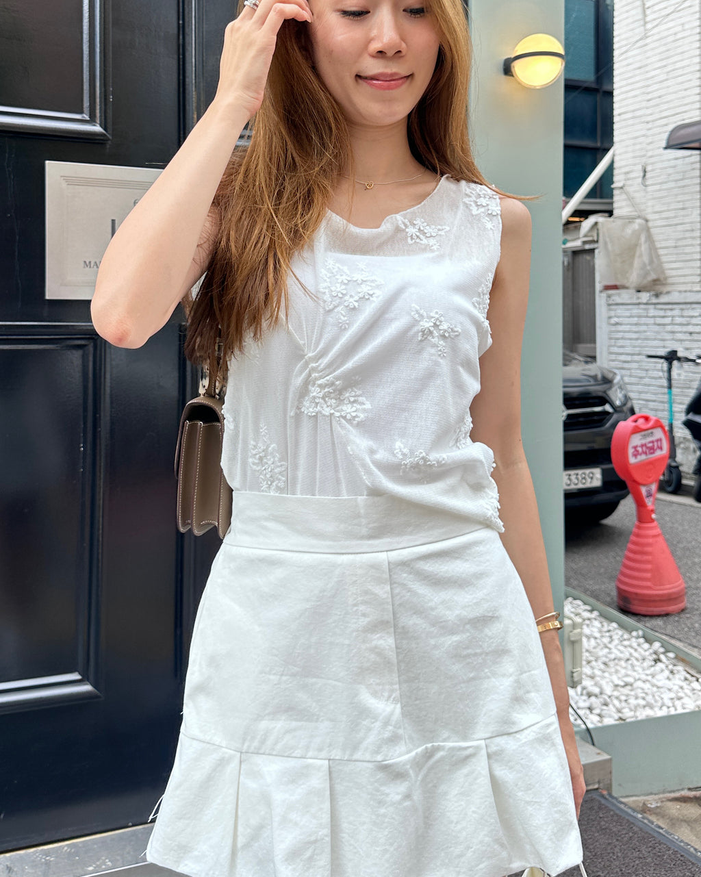 See through Lace Tank Top