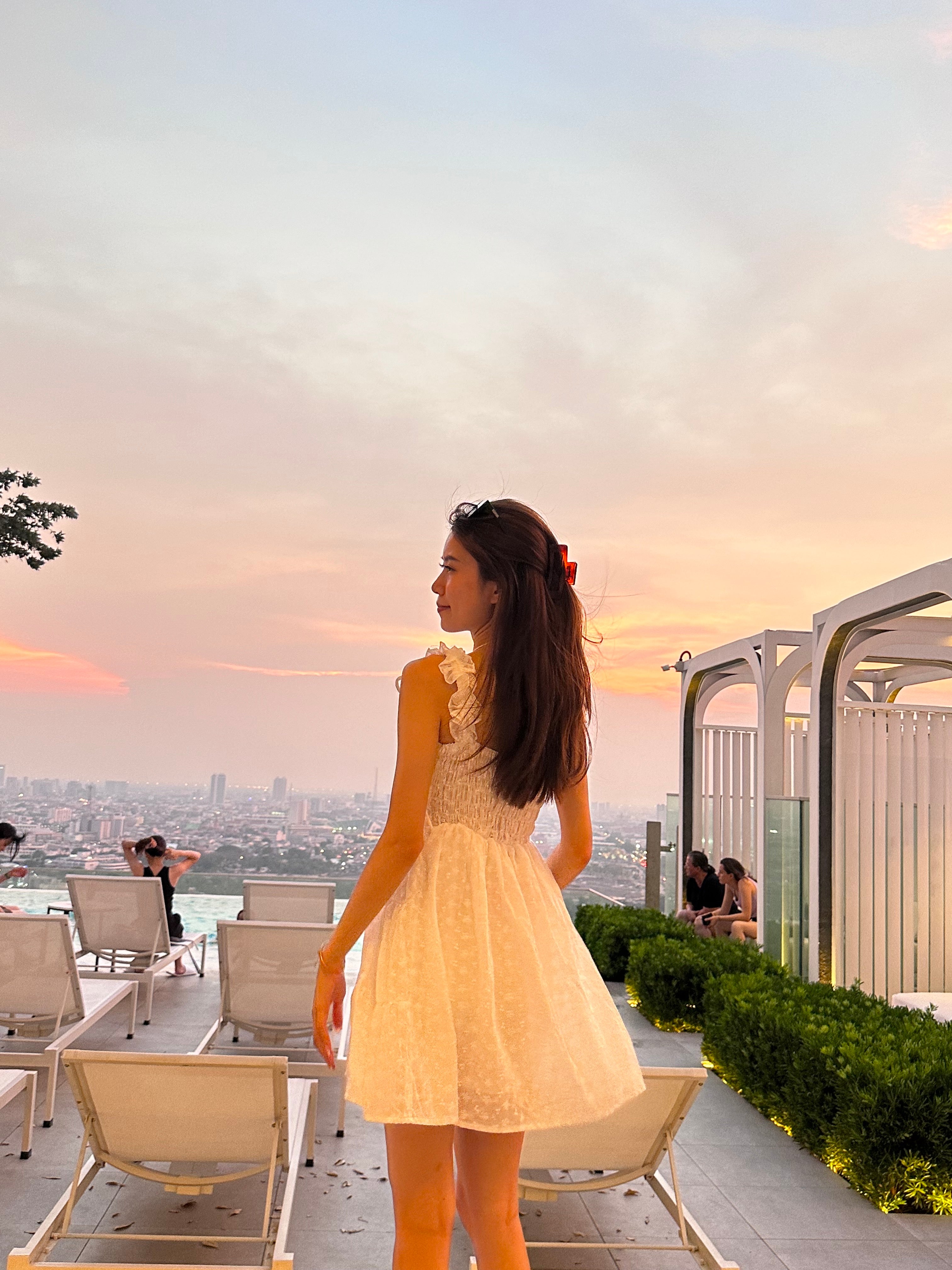 Thai Flower Mini Dress