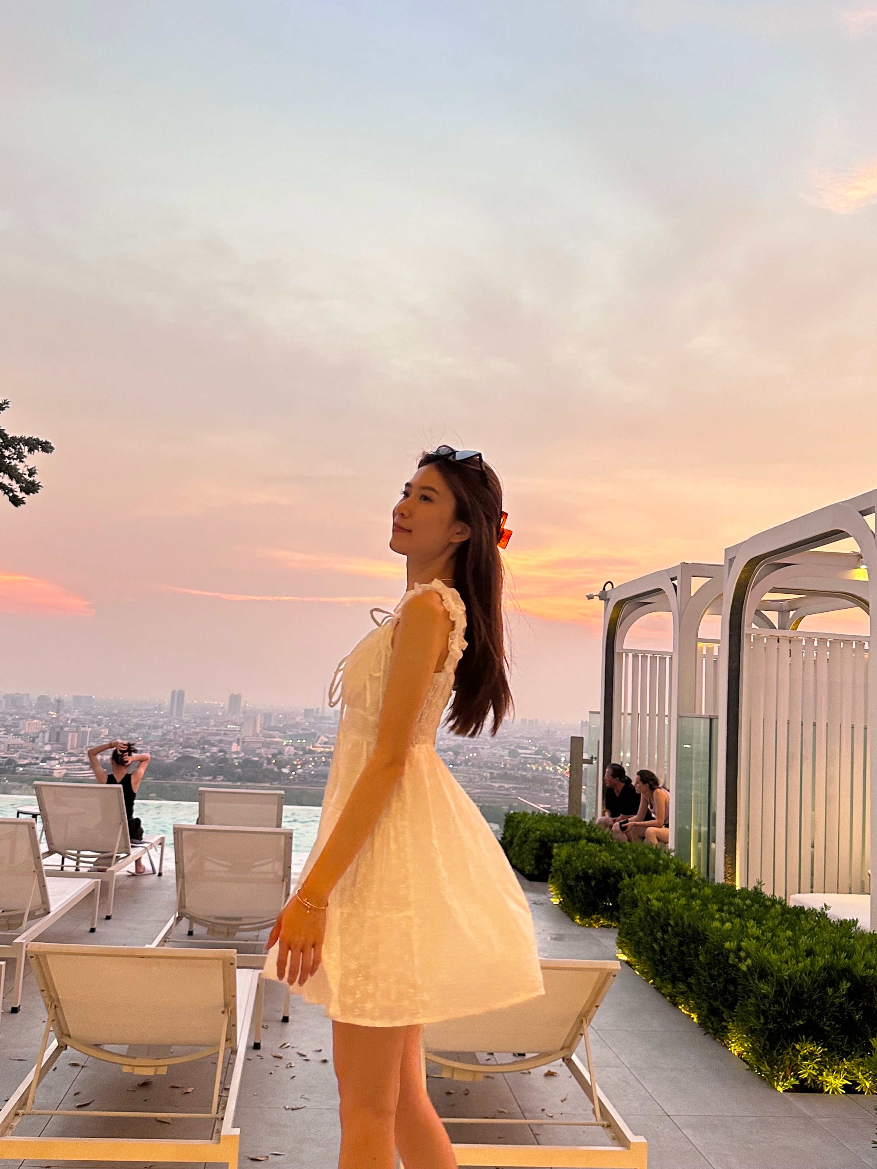 Thai Flower Mini Dress