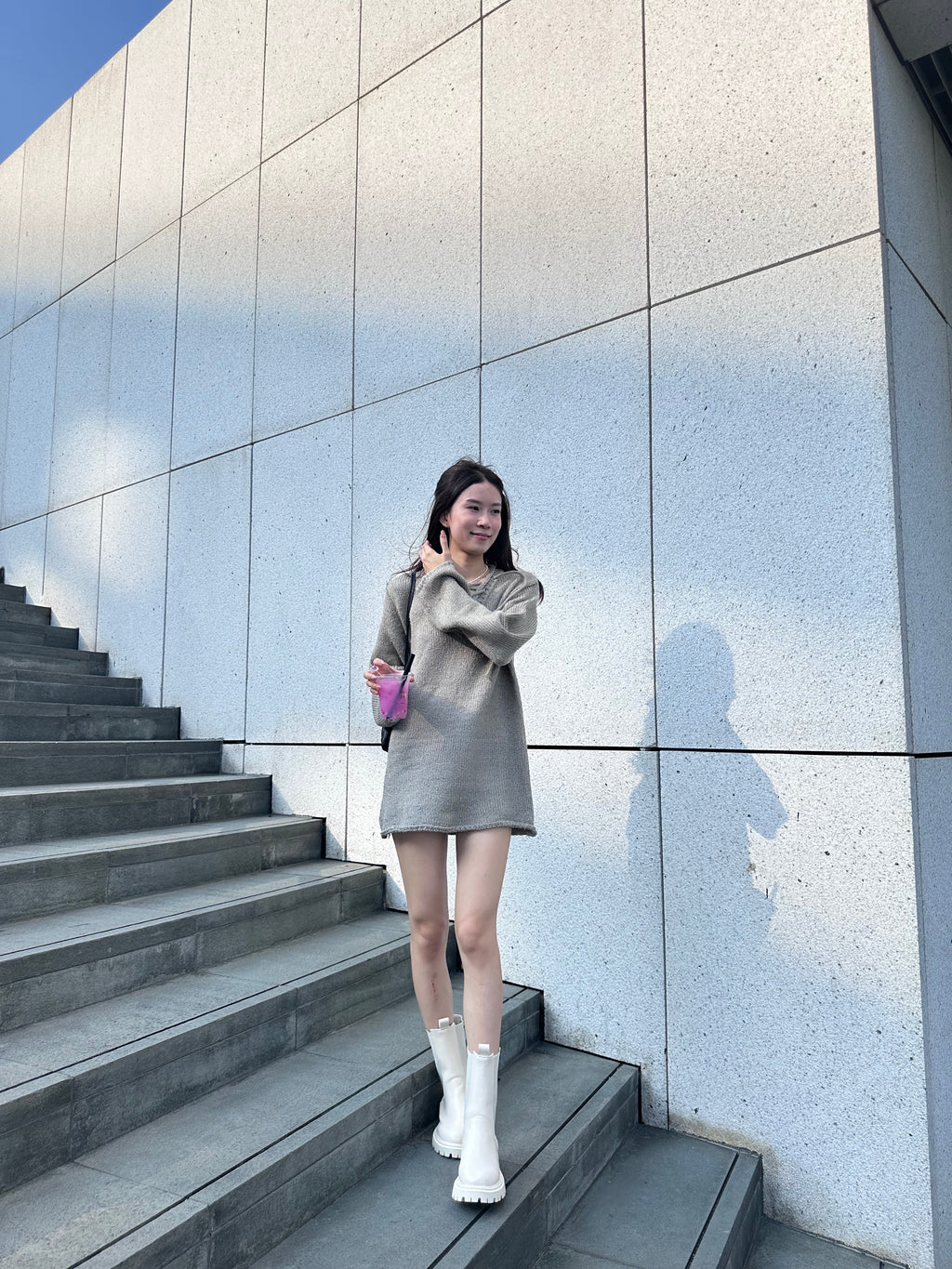 Tied on the Chest Oversize Cardigan