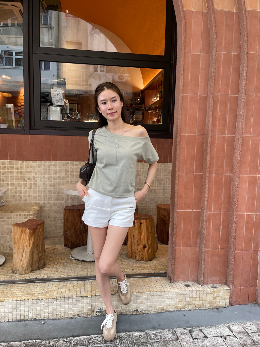 Off Shoulder Cotton T Top