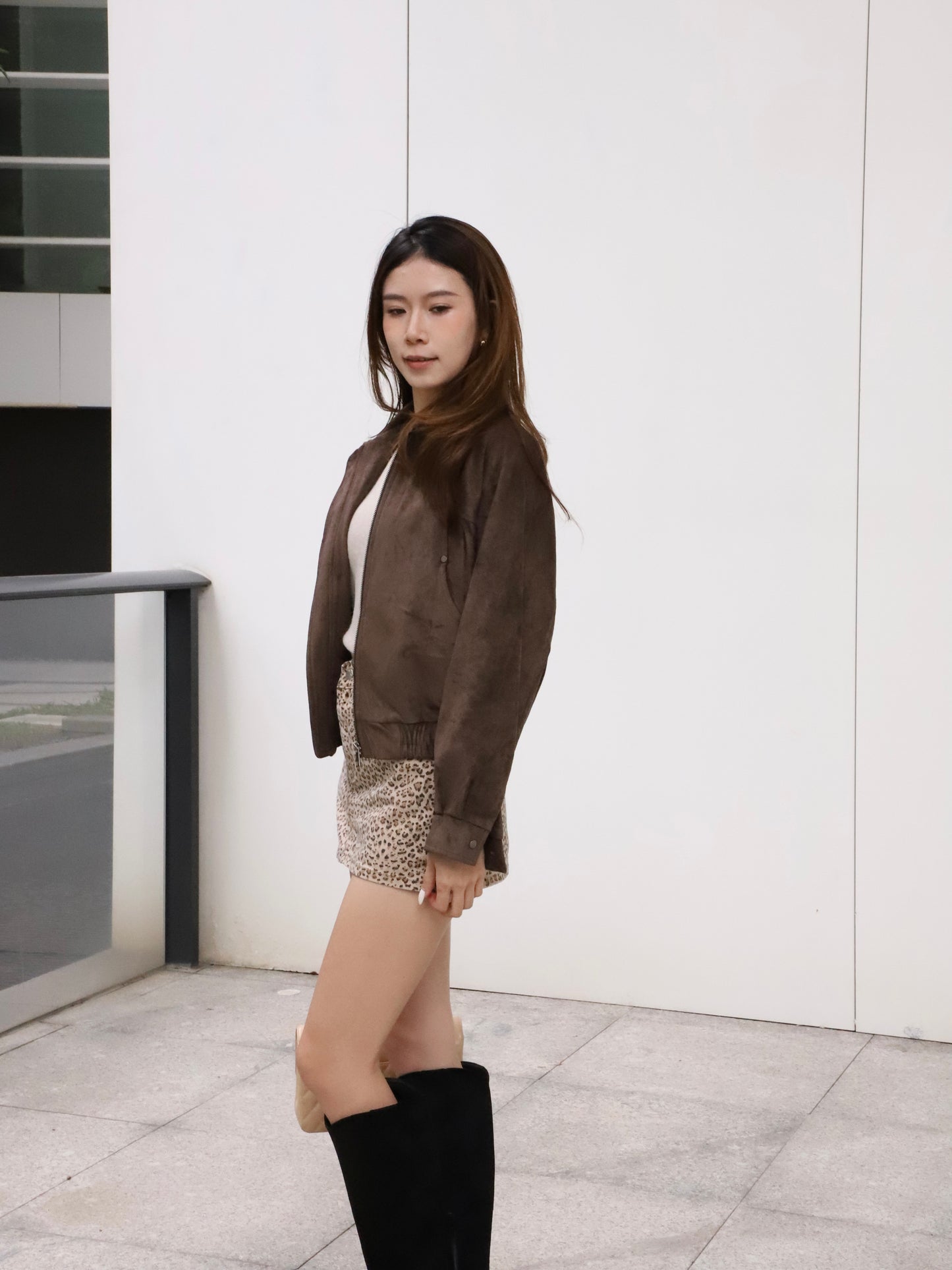 Suede Just Fit Jacket