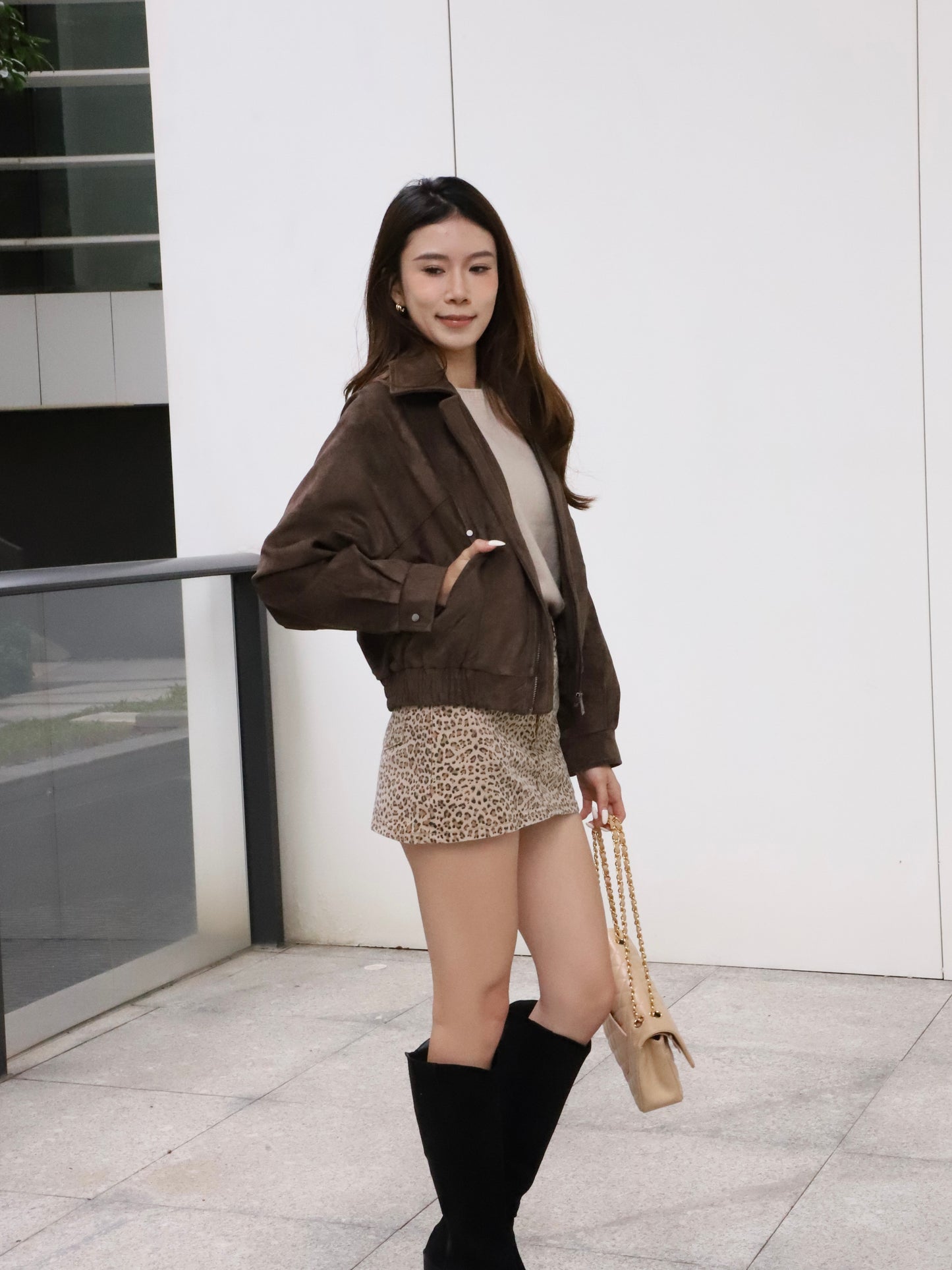 Suede Just Fit Jacket