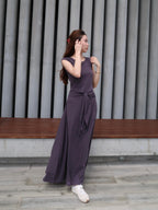 Cotton Top & Tied Skirt Set