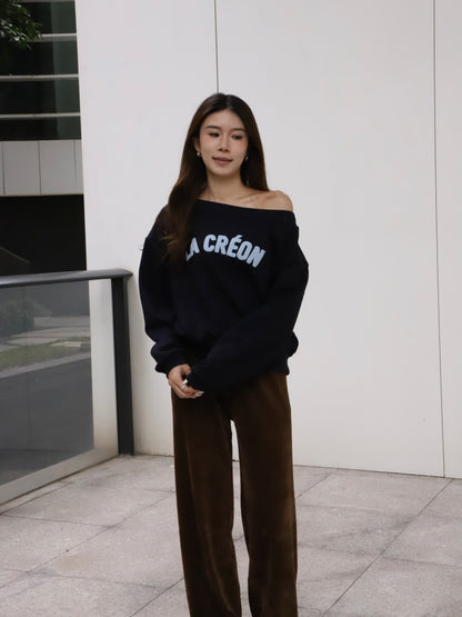 Velvet Long Causal Pants