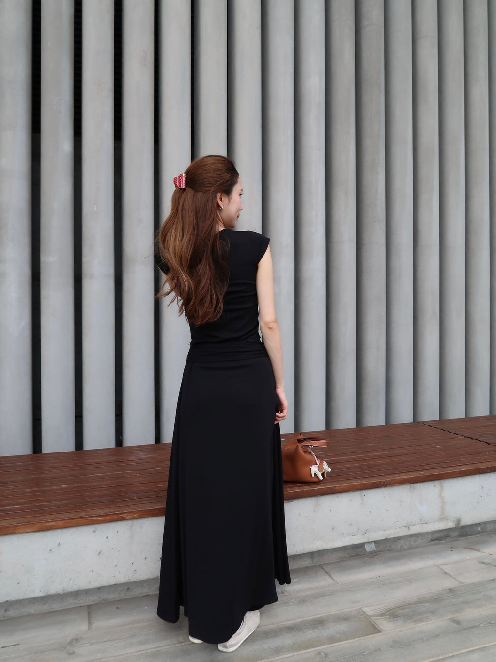 Cotton Top & Tied Skirt Set