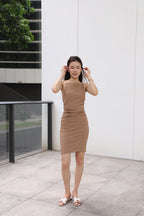 (ashchic made) Ribbon Back Mini Dress with pads