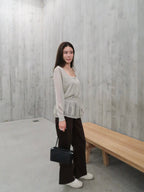 Knitted Tank & Outer Set