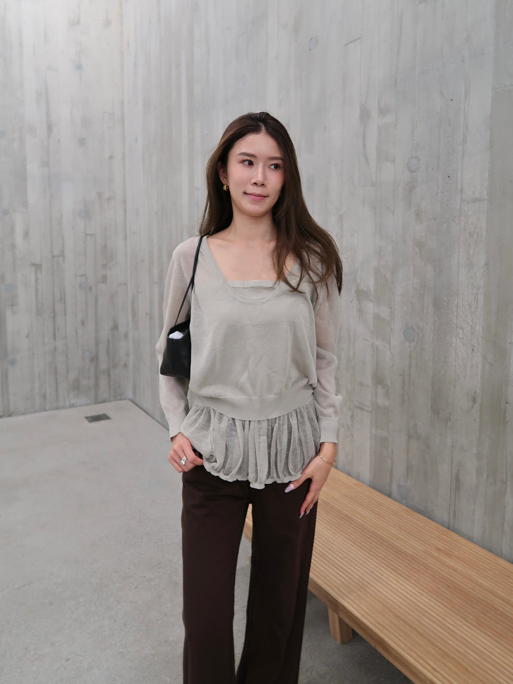 Knitted Tank & Outer Set