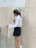 Tie Waist Cargo Skirt