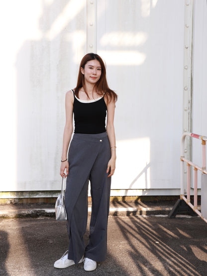 Slash Chiffon Pants