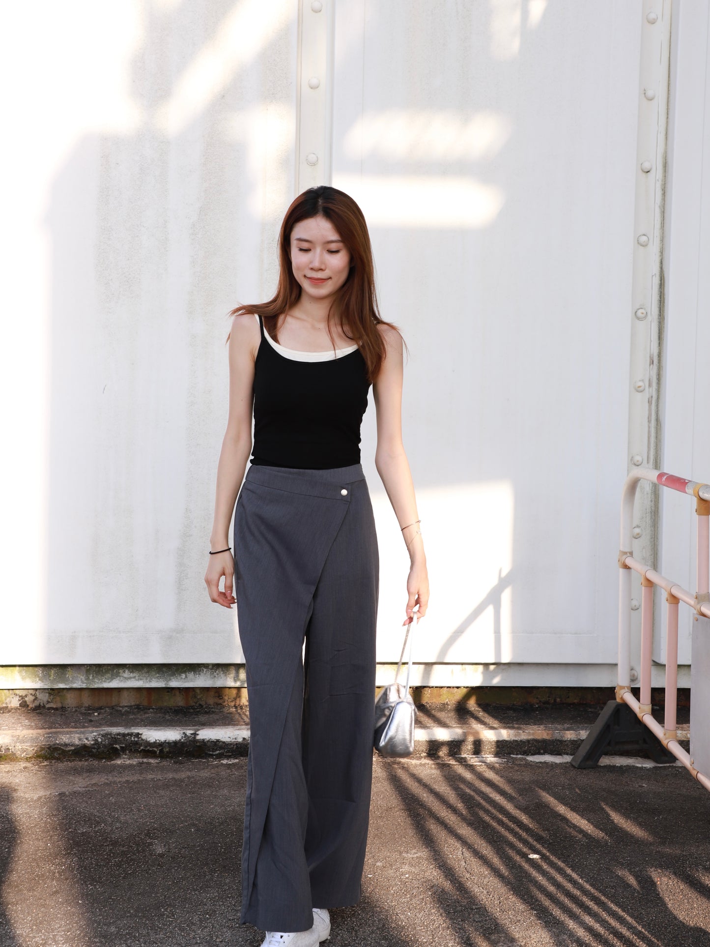 Slash Chiffon Pants