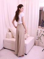 Cover Up Slit Chiffon Pants