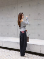 Pink Words Denim Jeans
