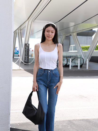 Usual Lined Tank Top with pads