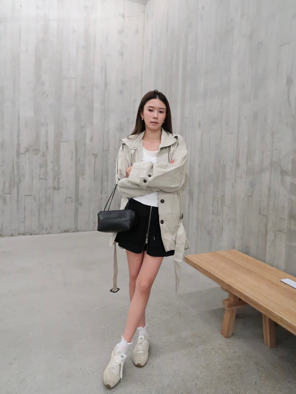 Stylish 26SS Long Trench Coat