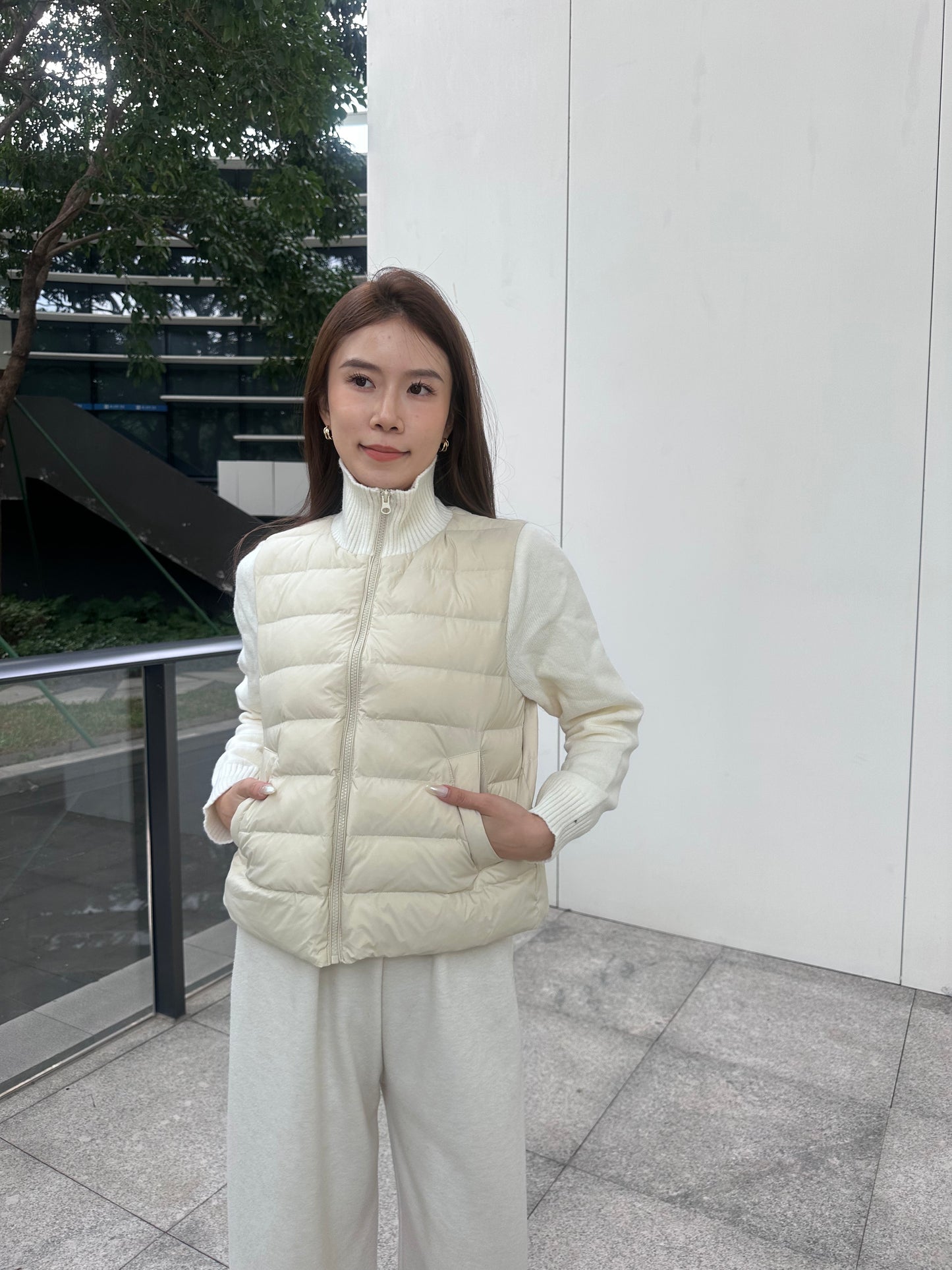 Knitted & Down Mix Jacket