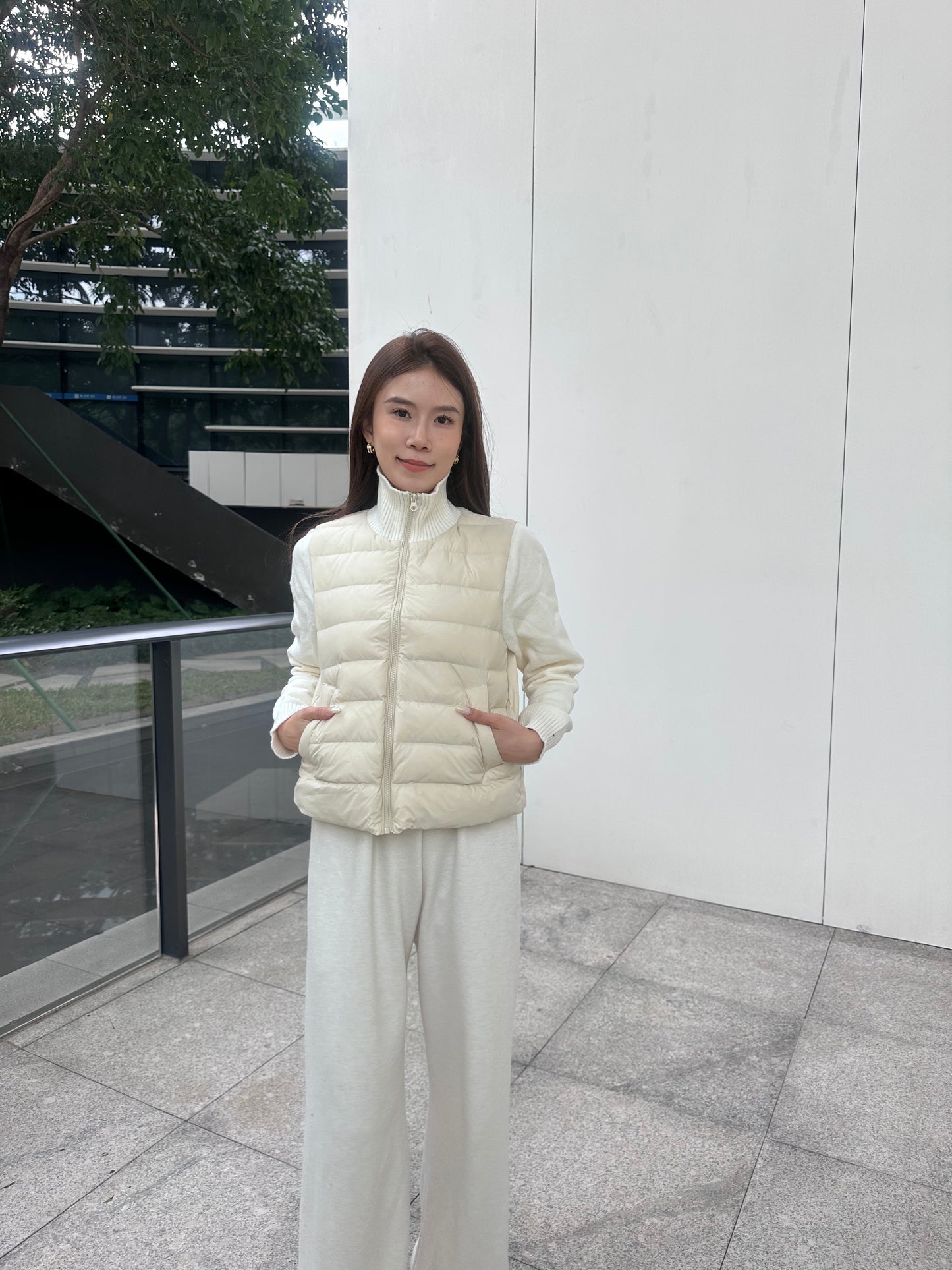 Knitted & Down Mix Jacket