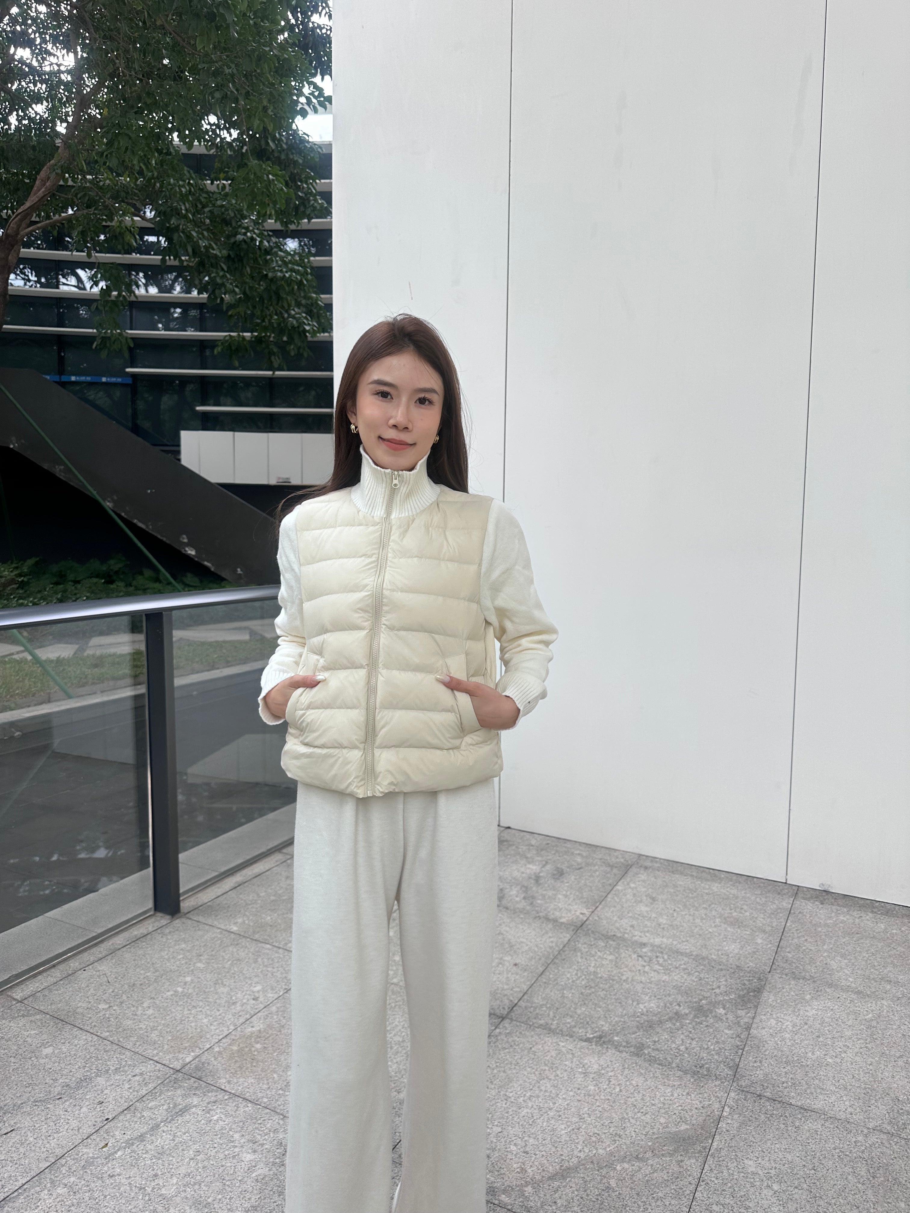 Knitted & Down Mix Jacket