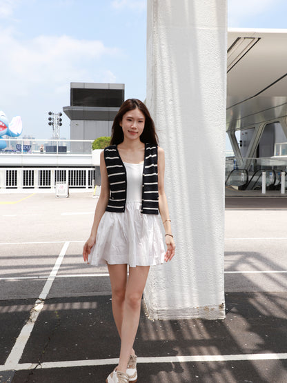 Striped Linen Tank Top