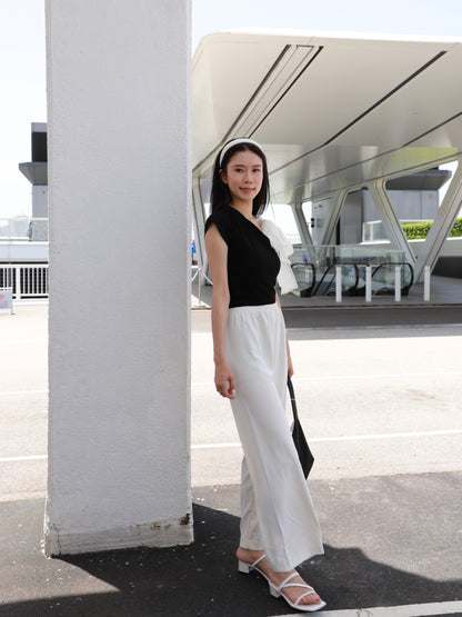 One Ribbon Cotton T Top